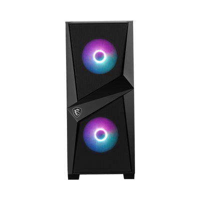 Case MAG Forge 100R Midi Tower ATX / Micro ATX / Mini-ITX 2x USB 3.2 Colore Nero / Trasparente (Finestrato)