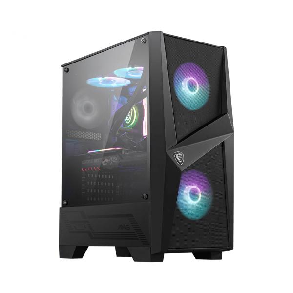 Case MAG Forge 100R Midi Tower ATX / Micro ATX / Mini-ITX 2x USB 3.2 Colore Nero / Trasparente (Finestrato)