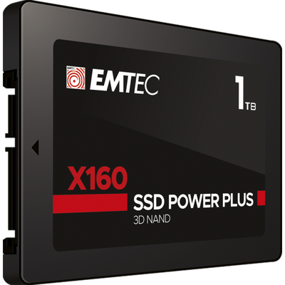 Emtec X160 1,02 TB 2.5 Serial ATA III QLC 3D NAND (EMTEC SSD 1TB 3D NAND 2,5 Intern bu)