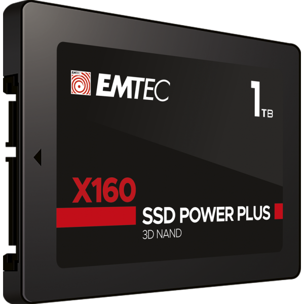 Emtec X160 1,02 TB 2.5 Serial ATA III QLC 3D NAND (EMTEC SSD 1TB 3D NAND 2,5 Intern bu)