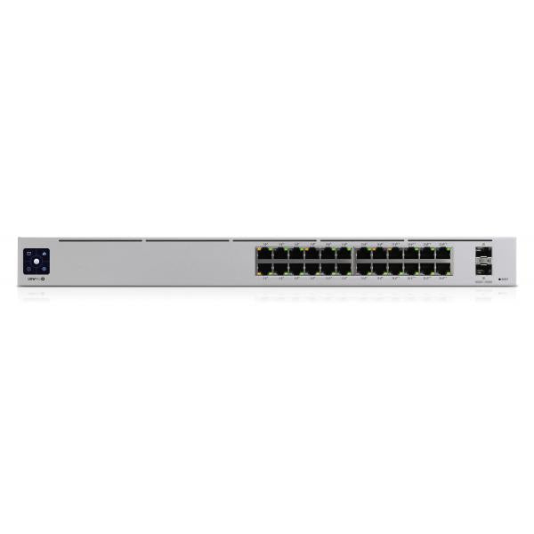 Ubiquiti Networks UniFi Pro 24-Port PoE Gestito L2/L3 Gigabit Ethernet (10/100/1000) Supporto Power over Ethernet (PoE) 1U Argento