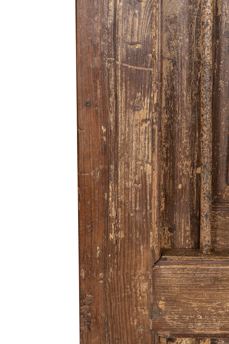 Biscottini Finestra finestrina grata in legno massello e in ferro antica e vecchia medievale con telaio da interno o da esterno