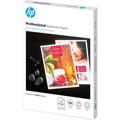 HP Carta opaca Professional Business, 180 g/m2, A4 (210 x 297 mm), 150 fogli