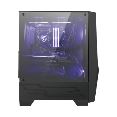 MSI MAG Forge 100M Midi Tower Nero, Trasparente (MSI MAG Forge 100M - tower - ATX)