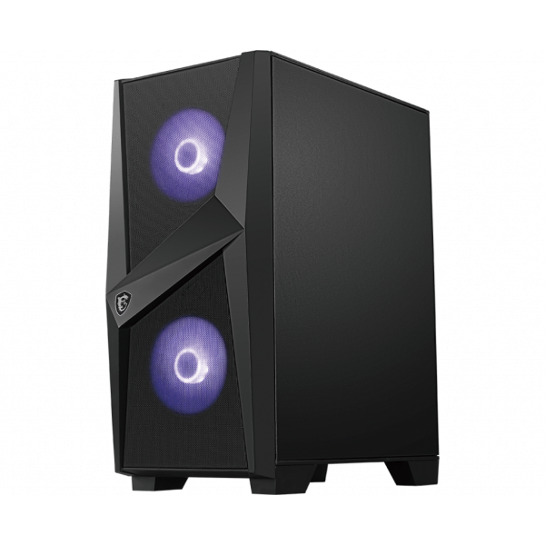 MSI MAG Forge 100M Midi Tower Nero, Trasparente (MSI MAG Forge 100M - tower - ATX)