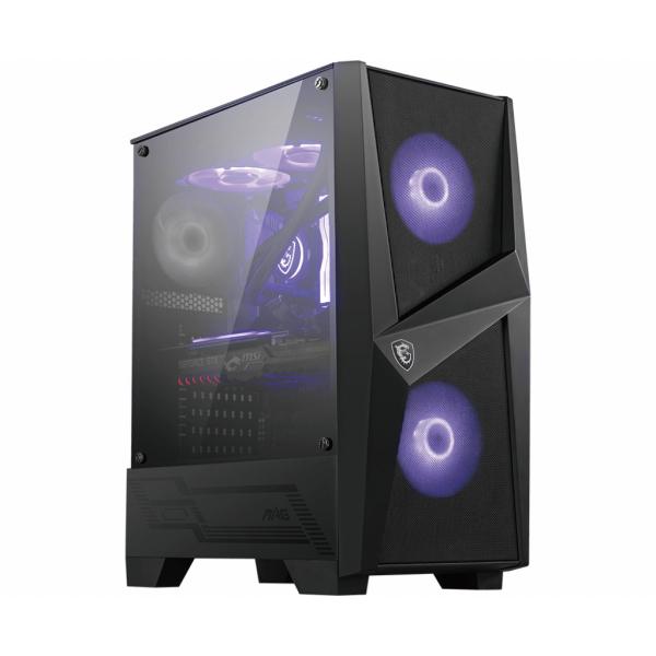 MSI MAG Forge 100M Midi Tower Nero, Trasparente (MSI MAG Forge 100M - tower - ATX)