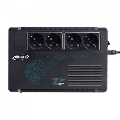 Gruppo di continuità UPS 650VA con 4 prese Line Interactive