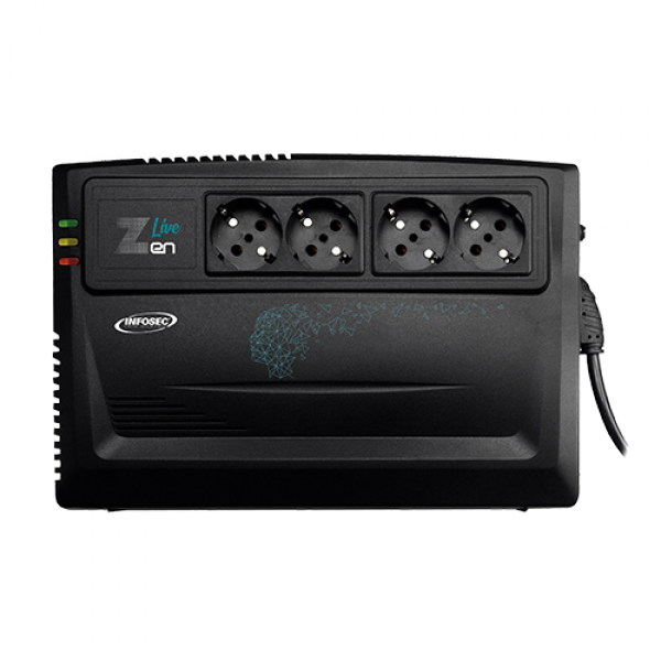 Gruppo di continuità UPS 800VA con 4 prese Line Interactive