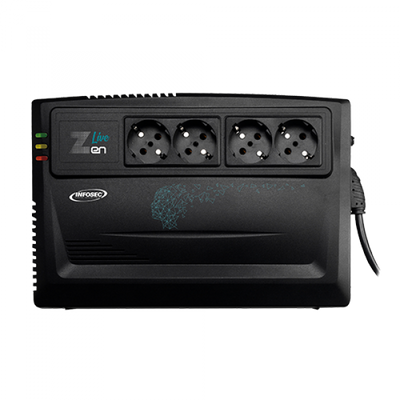 Gruppo di continuità UPS 800VA con 4 prese Line Interactive