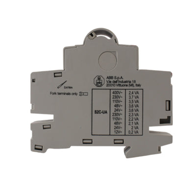 Bobina di minima tensione 12-60 VDC/VAC serie 200 da 10A a 63A ABB