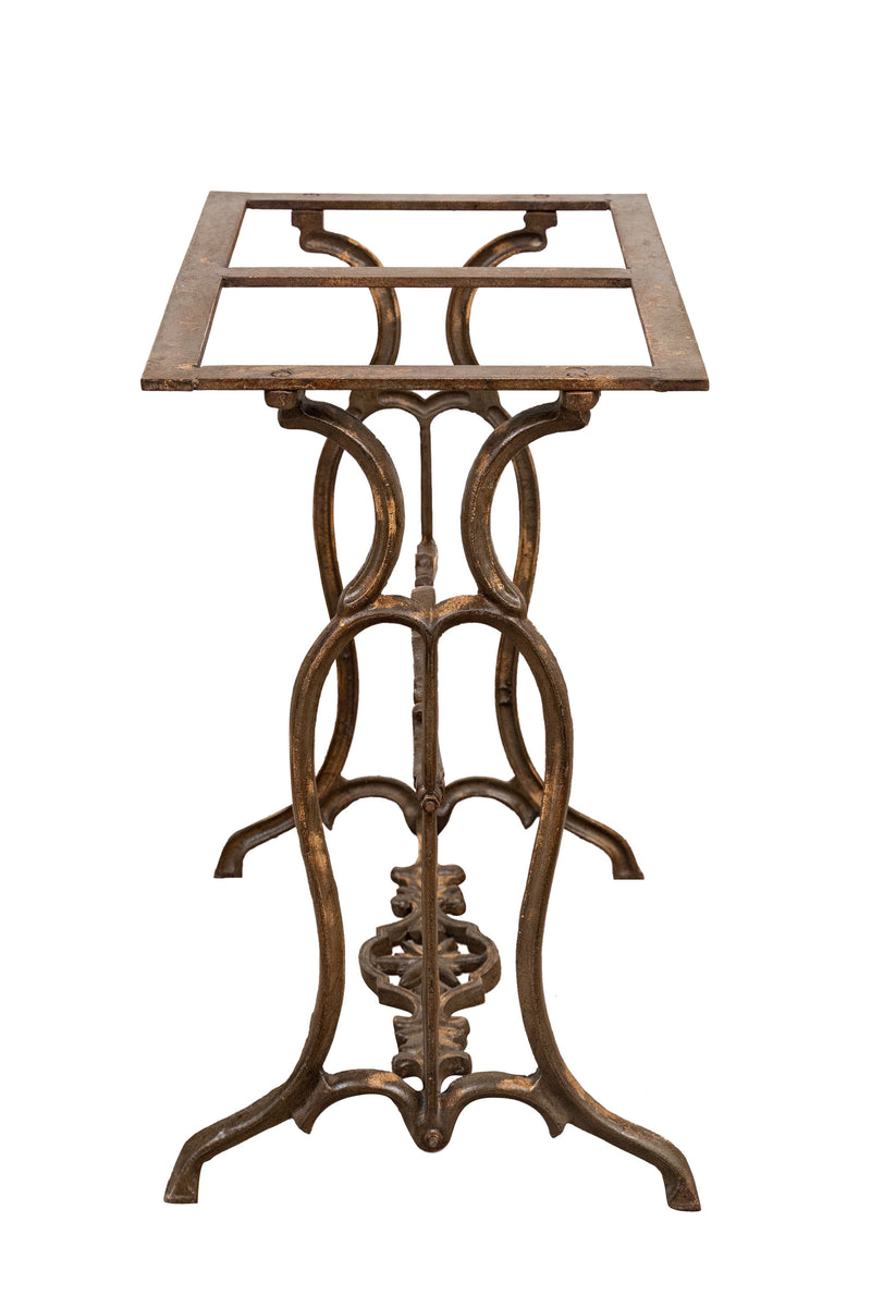 Biscottini BASE TAVOLO IN GHISA FINITURA ANTICATA molto stabile robusta Offerta Speciale