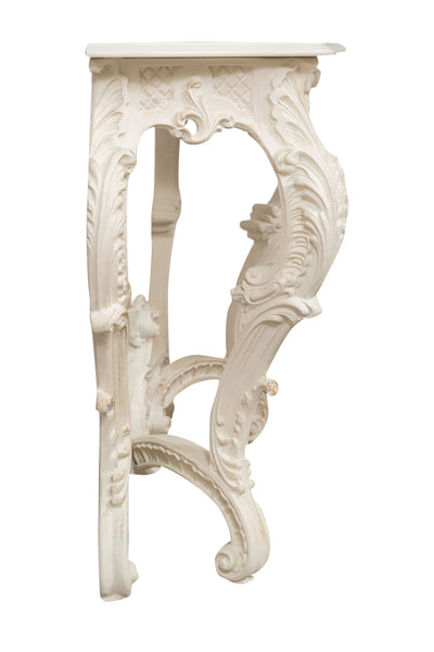 Biscottini CONSOLLE IN LEGNO FINITURA BIANCA ANTICATA MADE IN ITALY dimensioni lunghezza