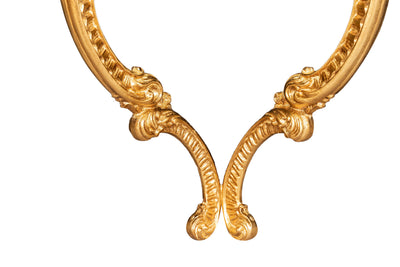 Biscottini CONSOLLE IN LEGNO FINITURA FOGLIA ORO ANTICATO MADE IN ITALY dimensioni