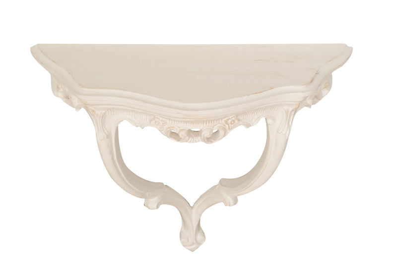 Biscottini CONSOLLE IN LEGNO FINITURA BIANCA ANTICATA MADE IN ITALY dimensioni lunghezza