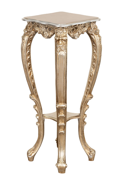 Biscottini PANCHETTO PORTAVASO IN FINITURA FOGLIA ARGENTO ANTICATO MADE IN ITALY Offerta