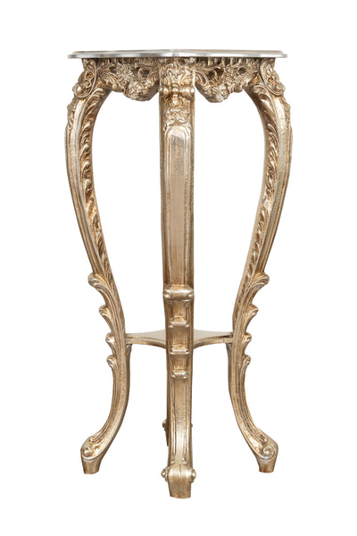 Biscottini PANCHETTO PORTAVASO IN FINITURA FOGLIA ARGENTO ANTICATO MADE IN ITALY Offerta