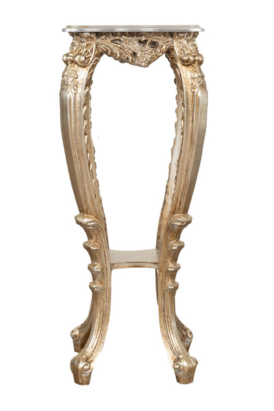 Biscottini PANCHETTO PORTAVASO IN FINITURA FOGLIA ARGENTO ANTICATO MADE IN ITALY Offerta