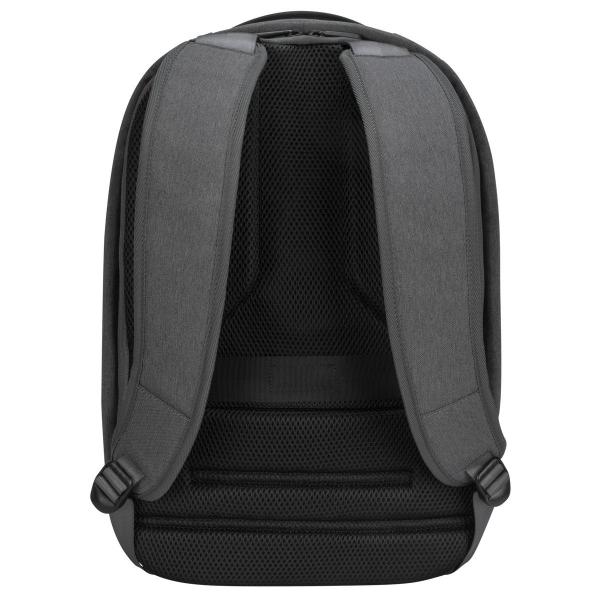 Targus TBB58802GL borsa per laptop 39,6 cm [15.6] Zaino Nero, Grigio (TARGUS CYPRESS BACKPACK - SECURITY RECYCLED GREY)