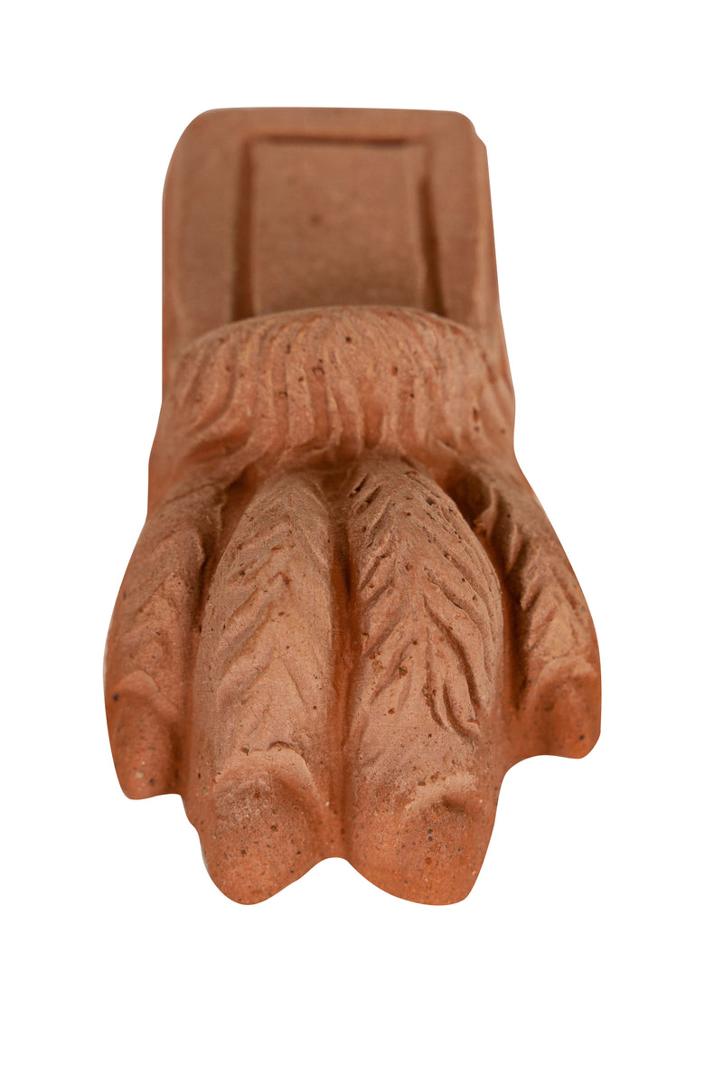 Biscottini Set 12 Piedini A ZAMPA DI LEONE sottovaso per vasi in Terracotta Toscana 100% Made In Italy interamente Lavorata a Mano