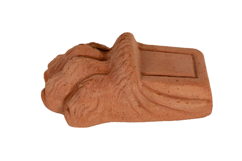 Biscottini Set 8 Piedini A ZAMPA DI LEONE sottovaso per vasi in Terracotta Toscana 100% Made In Italy interamente Lavorata a Mano