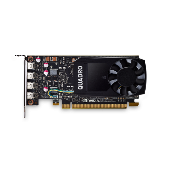 PNY VCQP1000DVIV2-PB scheda video NVIDIA Quadro P1000 V2 4 GB GDDR5
