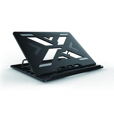 Supporto di raffreddamento Conceptronic THANA03G - per notebook fino a 15.6" - 7 livelli di altezza - nero
