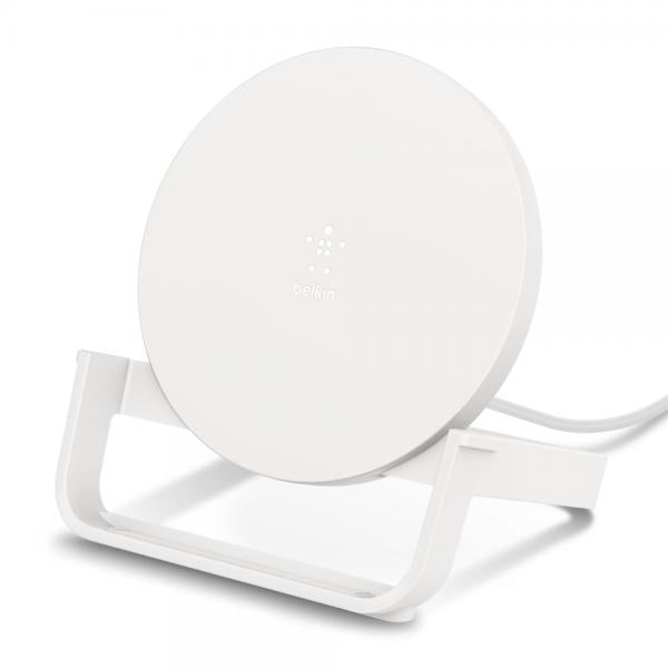 Belkin SUPPORTO DI RICARICA WIRELESS 10W CON ALIMENTATORE (Boost Charge White Indoor - Warranty: 12M)