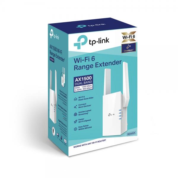 Tplink Range Extender One Mesh 1200+300mbps Dual Band Ax1500 Re505x
