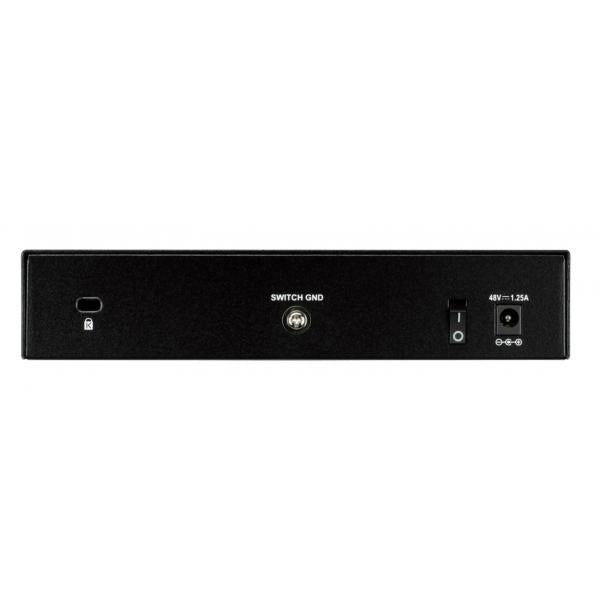 D-Link DGS-1008P switch di rete Non gestito Gigabit Ethernet (10/100/1000) Nero Supporto Power over Ethernet (PoE)