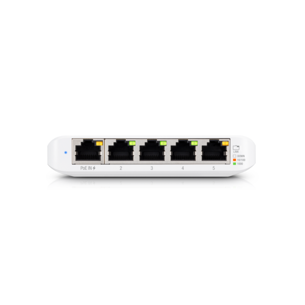 Switch di rete Ubiquiti Unifi Switch UniFi USW Flex Mini - 5 porte RJ-45 - Gestito (Managed) - Gigabit Ethernet (10/100/1000) - Supporto Power over Ethernet (PoE)