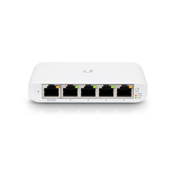 Switch di rete Ubiquiti Unifi Switch UniFi USW Flex Mini - 5 porte RJ-45 - Gestito (Managed) - Gigabit Ethernet (10/100/1000) - Supporto Power over Ethernet (PoE)