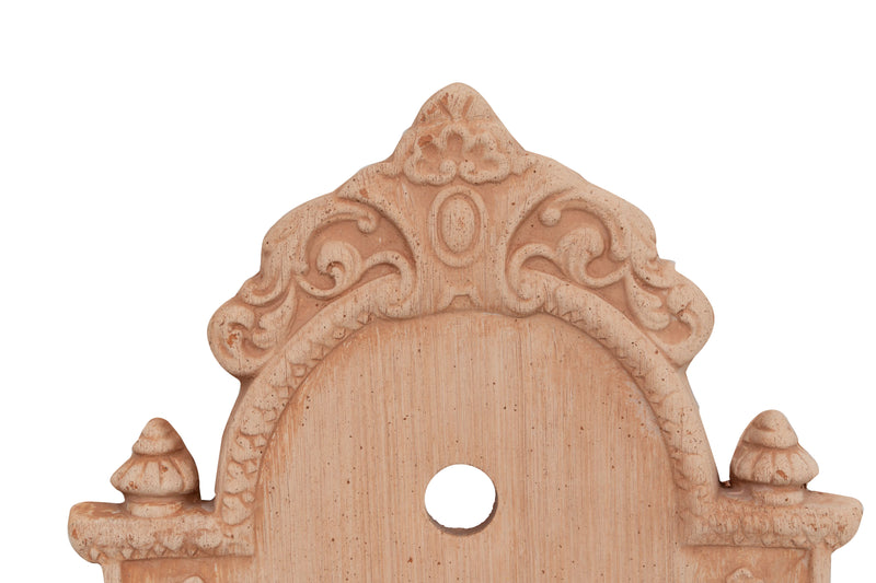 Biscottini Fontana a muro da parete da appendere in Terracotta 100% Made in Italy interamente Lavorata a Mano