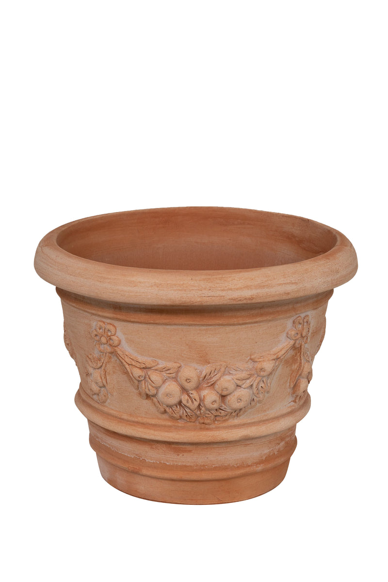 Biscottini Vaso in Terracotta 100% Made in Italy interamente Lavorata a Mano realizzato