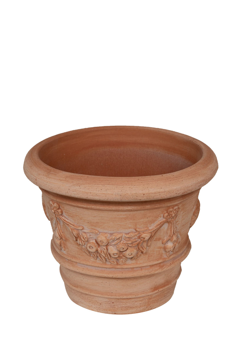 Biscottini Vaso in Terracotta 100% Made in Italy interamente Lavorata a Mano realizzato
