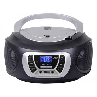 Cmp 510 Dab Stereo Portatile Boombox Cd Radio Dab / Dab+ / Fm Con Rds Usb / AuX-In - Nero