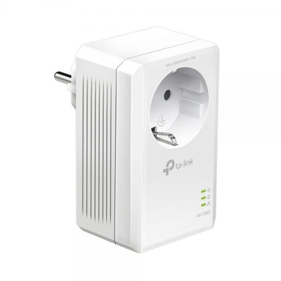 Starter Kit Powerline AV1000 TL-PA7017PKIT - Compatibile con lo standard Homeplug AV, fino a 1000Mbps - Porta Gigabit - con presa elettrica passthrough - Plug and Play