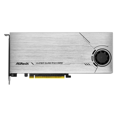Asrock Hyper Quad M.2 scheda di interfaccia e adattatore Interno (ASRock HYPER QUAD M.2 CARD - interface)