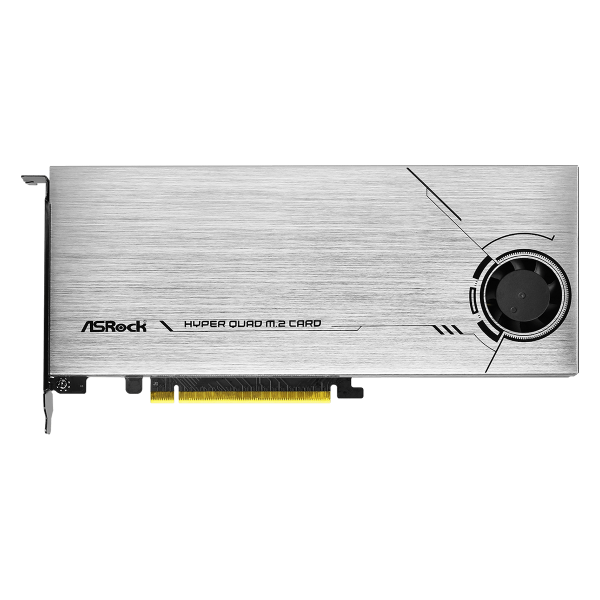 Asrock Hyper Quad M.2 scheda di interfaccia e adattatore Interno (ASRock HYPER QUAD M.2 CARD - interface)