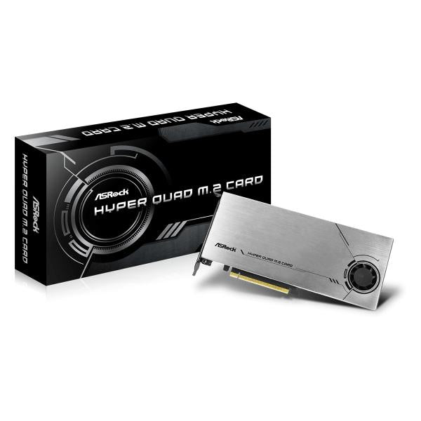 Asrock Hyper Quad M.2 scheda di interfaccia e adattatore Interno (ASRock HYPER QUAD M.2 CARD - interface)