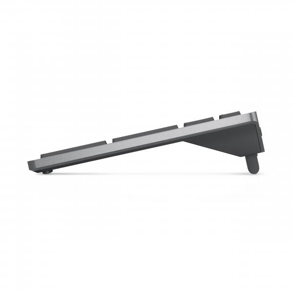 DELL KM7120W tastiera RF senza fili + Bluetooth QWERTZ Tedesco Grigio, Titanio