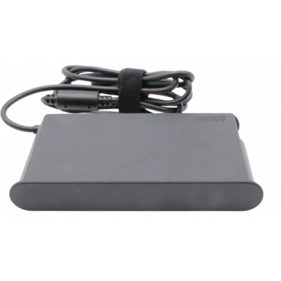 Lenovo 02DL144 adattatore e invertitore Interno 230 W Nero (230W Slim AC adapter for - Lenovo laptops - Warranty: 6M)