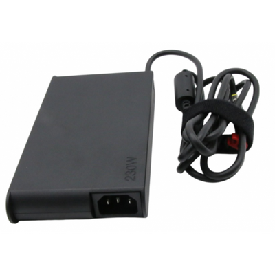 Lenovo 02DL144 adattatore e invertitore Interno 230 W Nero (230W Slim AC adapter for - Lenovo laptops - Warranty: 6M)