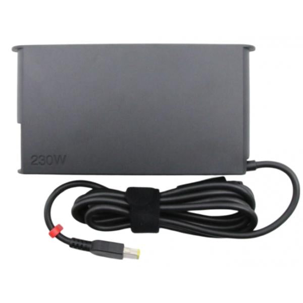 Lenovo 02DL144 adattatore e invertitore Interno 230 W Nero (230W Slim AC adapter for - Lenovo laptops - Warranty: 6M)