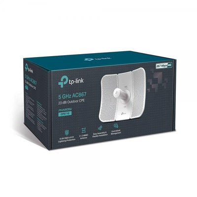 TP-Link CPE710 antenna di rete Antenna direzionale PoE/LAN 23 dBi (TP-Link Pharos CPE710 5GHz AC 867Mbps 23dBi Outdoor CPE)