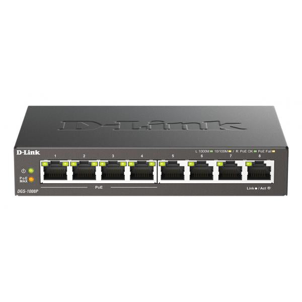 8xG+F+ENet RJ45 19" PoE