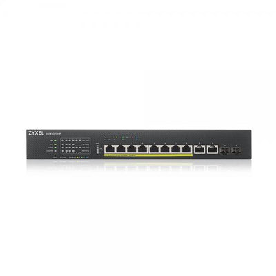 Zyxel XS1930-12HP-ZZ0101F switch di rete Gestito L3 10G Ethernet [100/1000/10000] Supporto Power over Ethernet [PoE] Nero (XS1930-12HP - 8 PORT MGBI SMART MGD POE++)