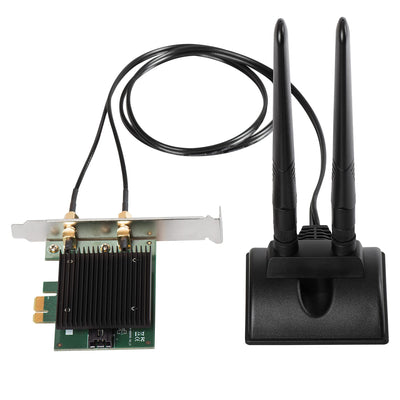 Adattatore WiFi AX3000 Scheda plug-in WLAN PCI Express 3000 MBit/s Bluetooth 5.0, EW-7833AXP