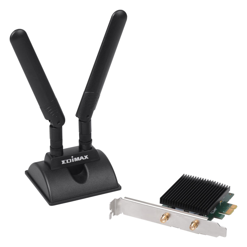 Adattatore WiFi AX3000 Scheda plug-in WLAN PCI Express 3000 MBit/s Bluetooth 5.0, EW-7833AXP