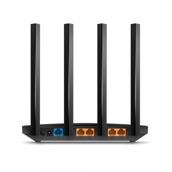 Router F (FTTH* FTTB Ethernet) fino a 1Gbps, Wi-Fi AC1200 - Wi-Fi Dual Band - 4 esterne fisse + 1 interna per una copertura ottimale.