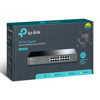 SWITCH 16P GIGABIT TP-LINK RACK UNMANAGED